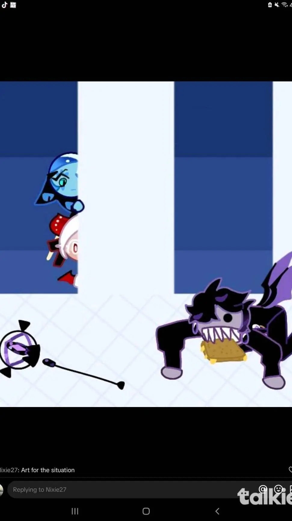ai character: Glitch background