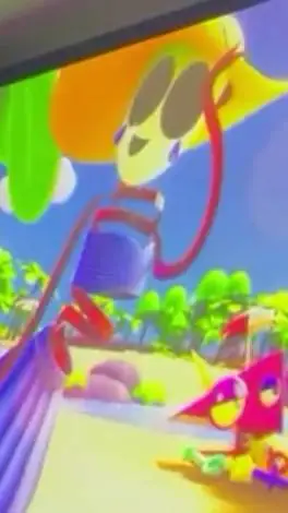 ai character: TADC beach day background