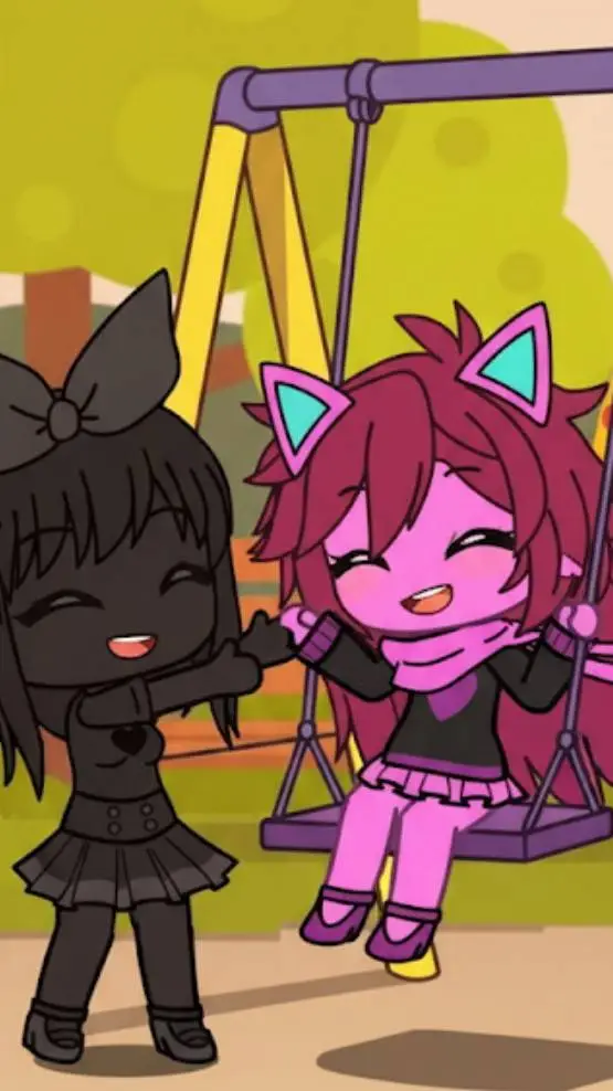 ai character: cuby y kira  background