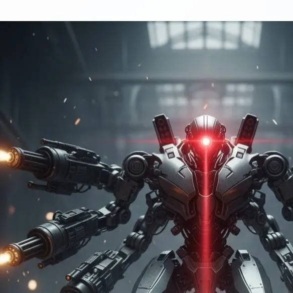 chat with ai character: robot de cañones 