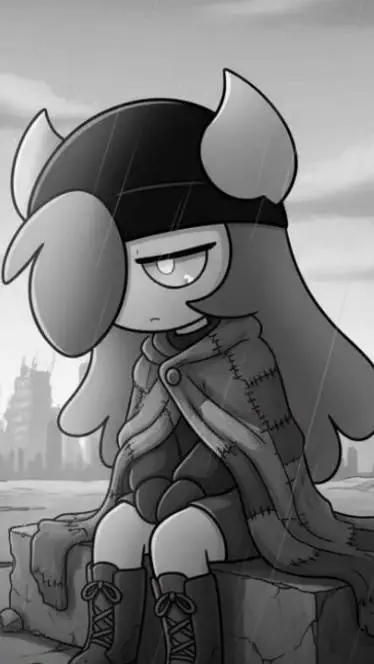 ai character: NA triste  background