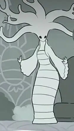 ai character: dama blanca  background