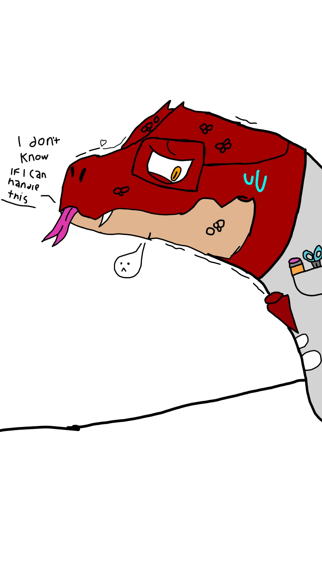 ai character: Larry Snake background