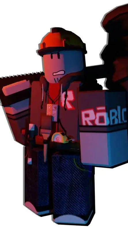 ai character: builderman - trud background