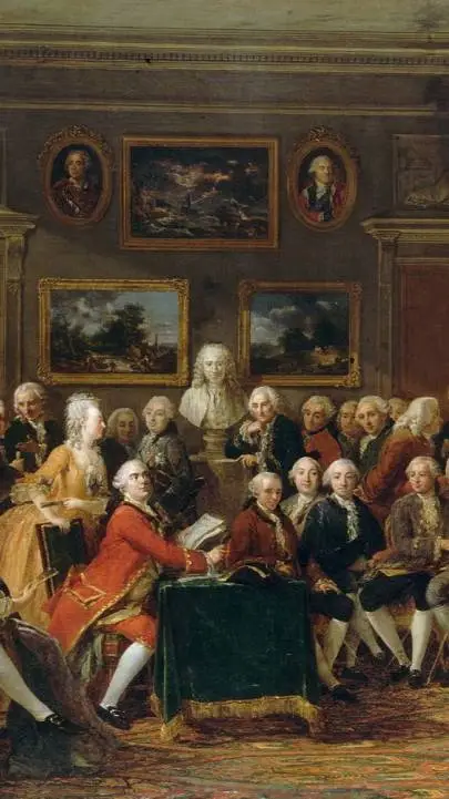 ai character: Enlightenment 1685 background