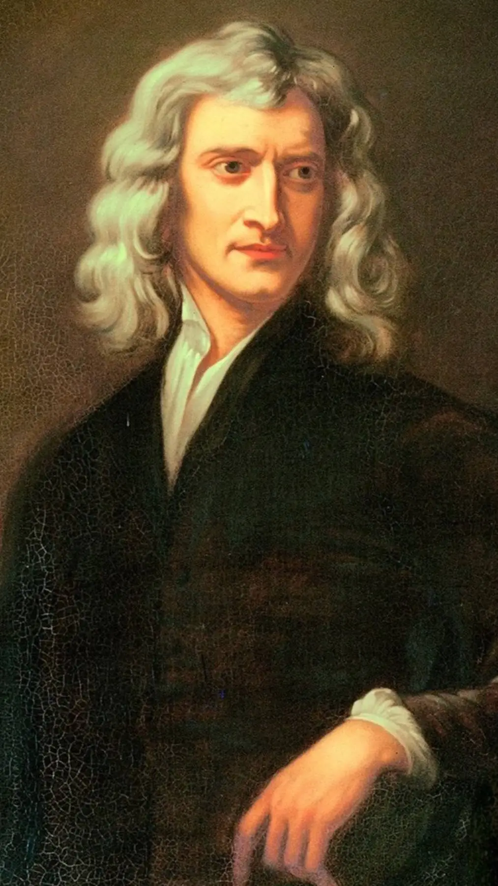 ai character: Sir isaac Newton background