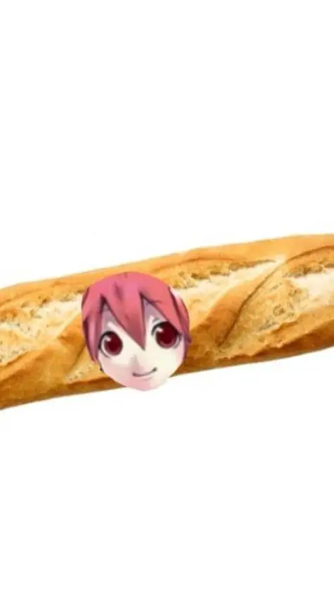 ai character: bread teto background