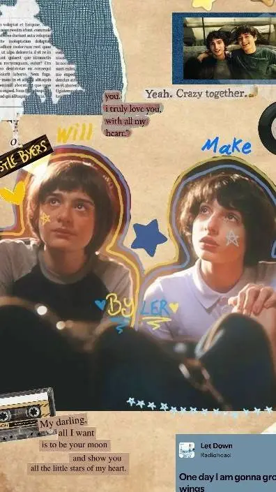 ai character: Mike wheeler(byler background