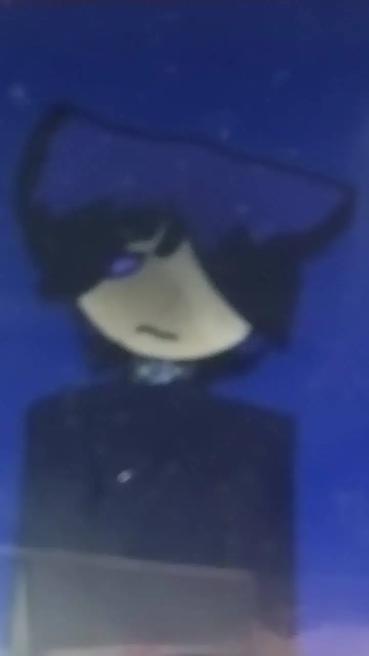 ai character: blu background