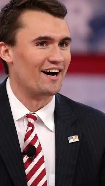 ai character: charlie kirk background