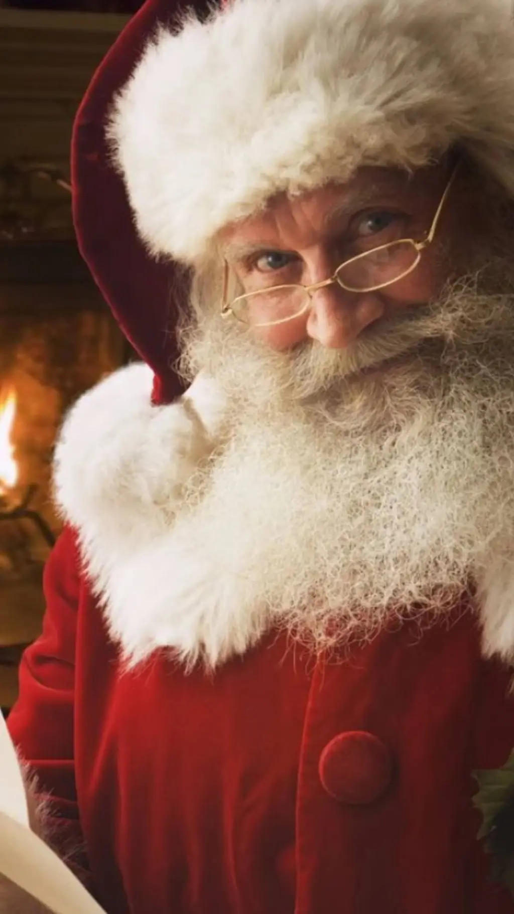 ai character: santa clause  background