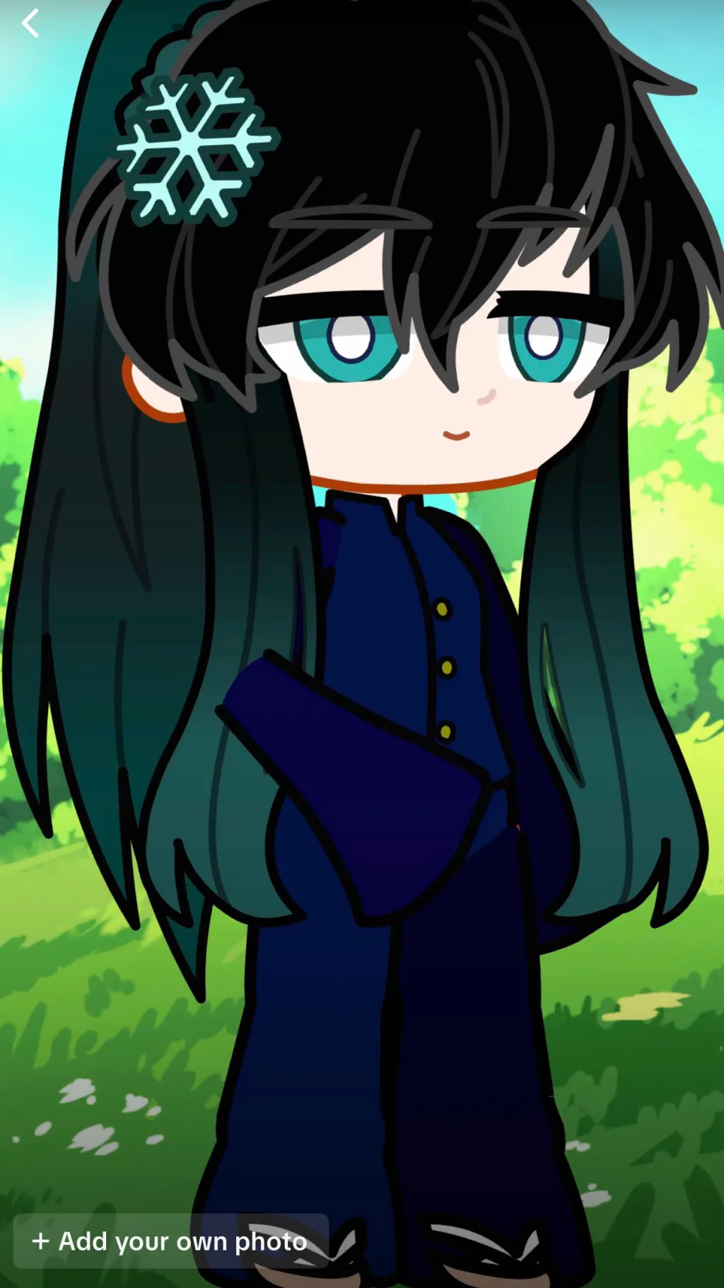 ai character: Muichiro  background