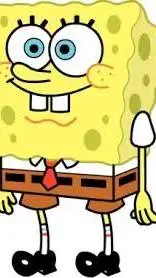 ai character: SpongeBob SquarePa background