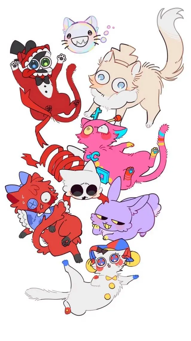 ai character: tadc but kitty's  background