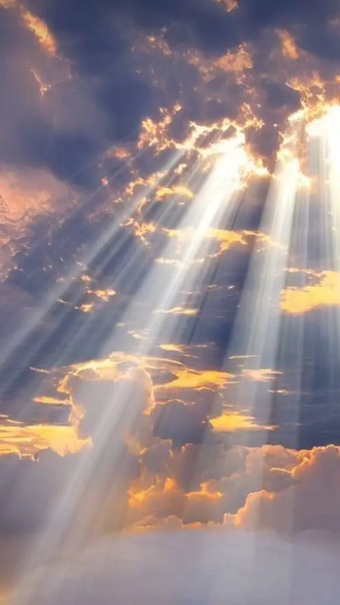 ai character: Heavenly court background