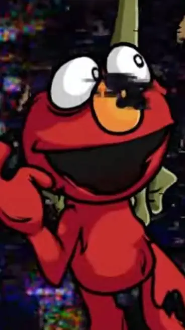 ai character: Elmo? background