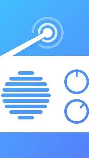 ai character: BLUE RADIO background