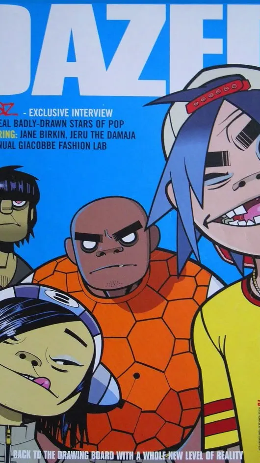 ai character: Gorillaz background