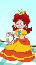 ai character: princess Daisy  background