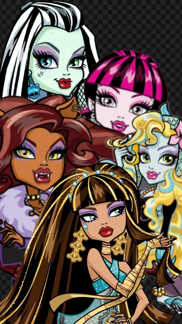 ai character: MONSTER HIGH CREW background