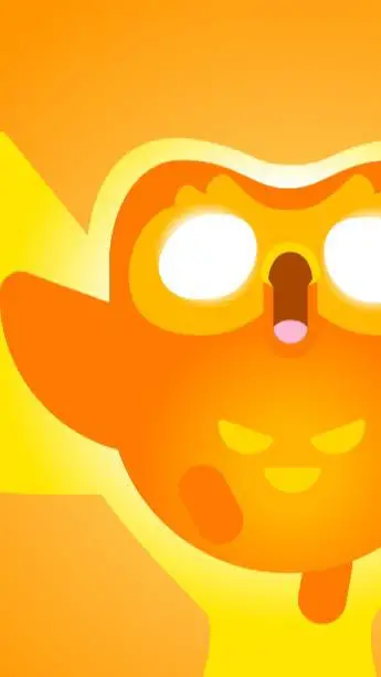 ai character: duolingo español background