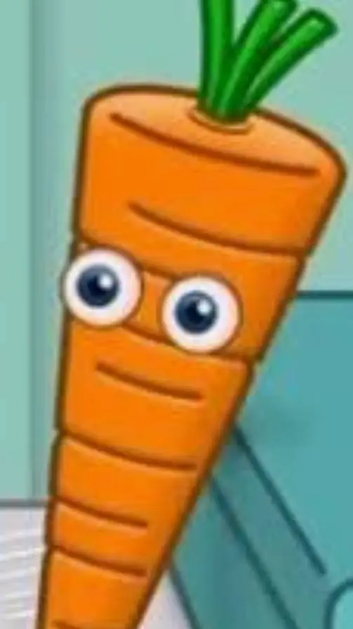 ai character: zanahoria background