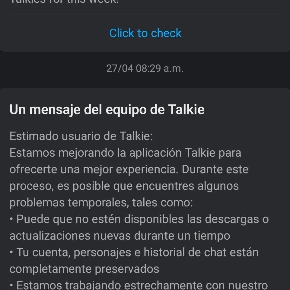 chat with ai character: no se q poner