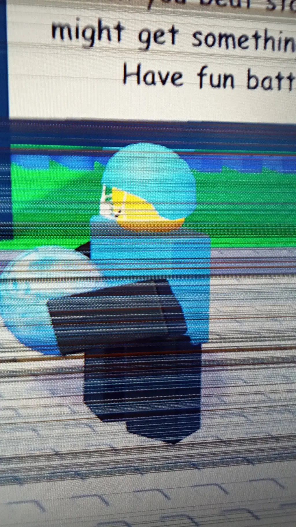 ai character: blue baller (tbb) background