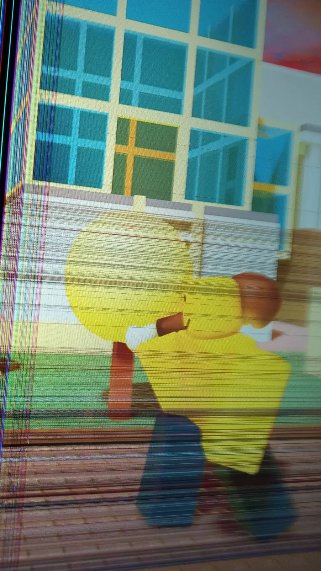 ai character: blue Titan (tbb) background