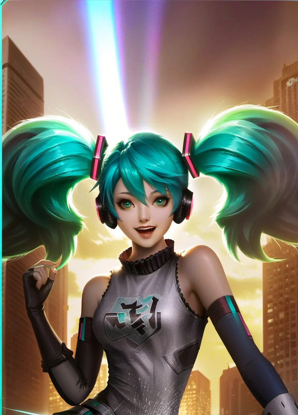 chat with ai character: Miku 