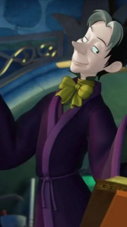 ai character: Cedric ✨🪄🫟🎩 background