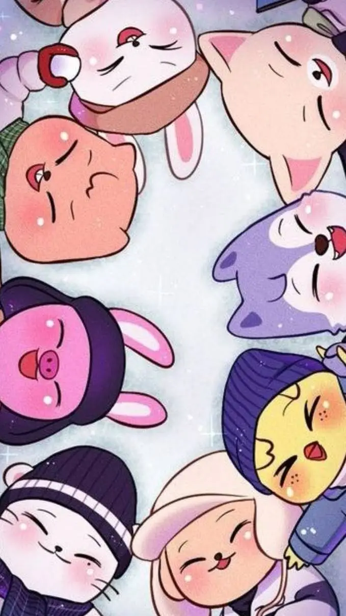 ai character: stray kids zoo background