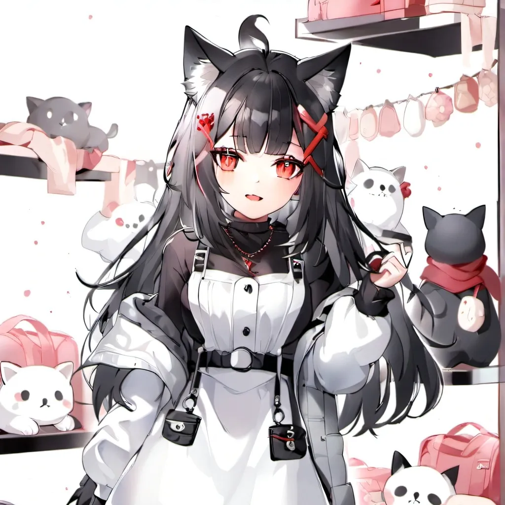 chat with ai character: Neko girl