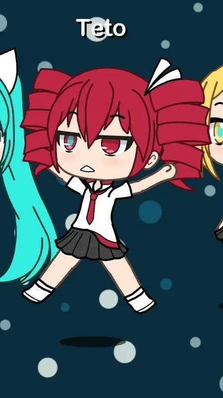 ai character: triple Baka background