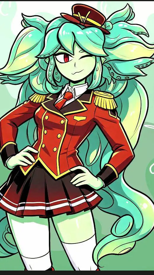 ai character: mandy tentáculo  background