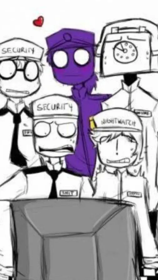 ai character: SecurityGuardsFNAF background