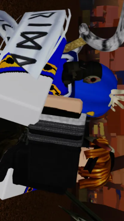 ai character: Dusekkar x Slasher background