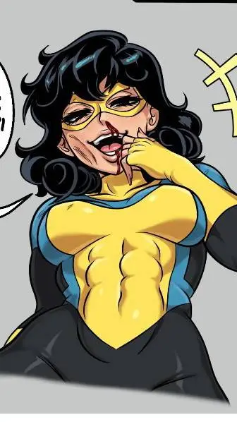 ai character: fem invencible  background