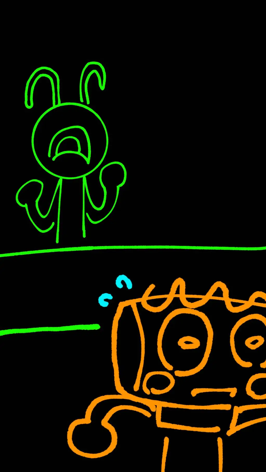 ai character: сухарик background