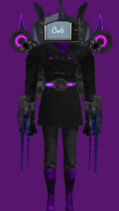 ai character: tv woman 3.0 background