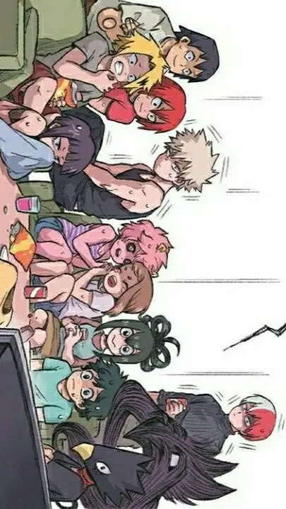 ai character: Mha horror 2 background