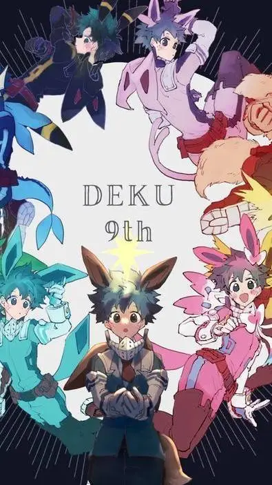 ai character: Mha POKEMON!!! background