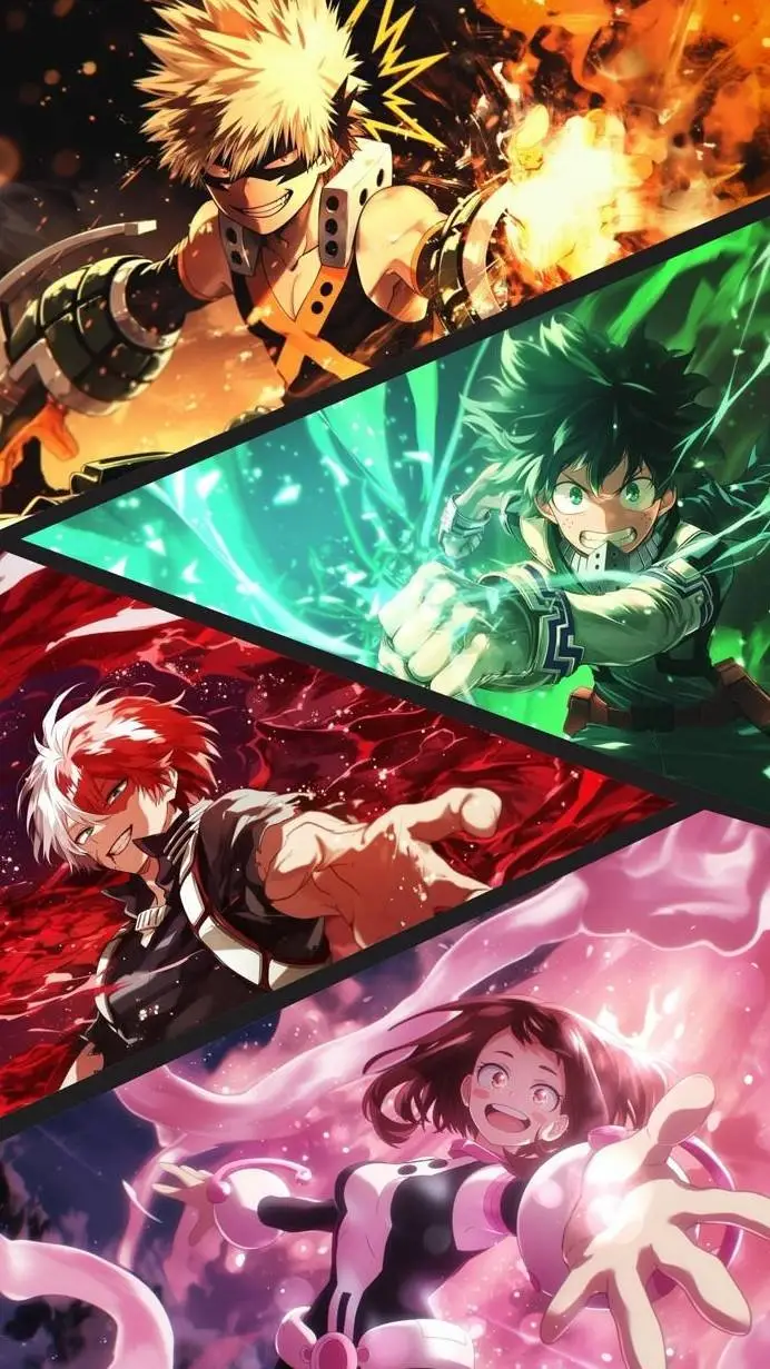 ai character: Mha walka background