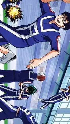 ai character: Mha lodowisko background