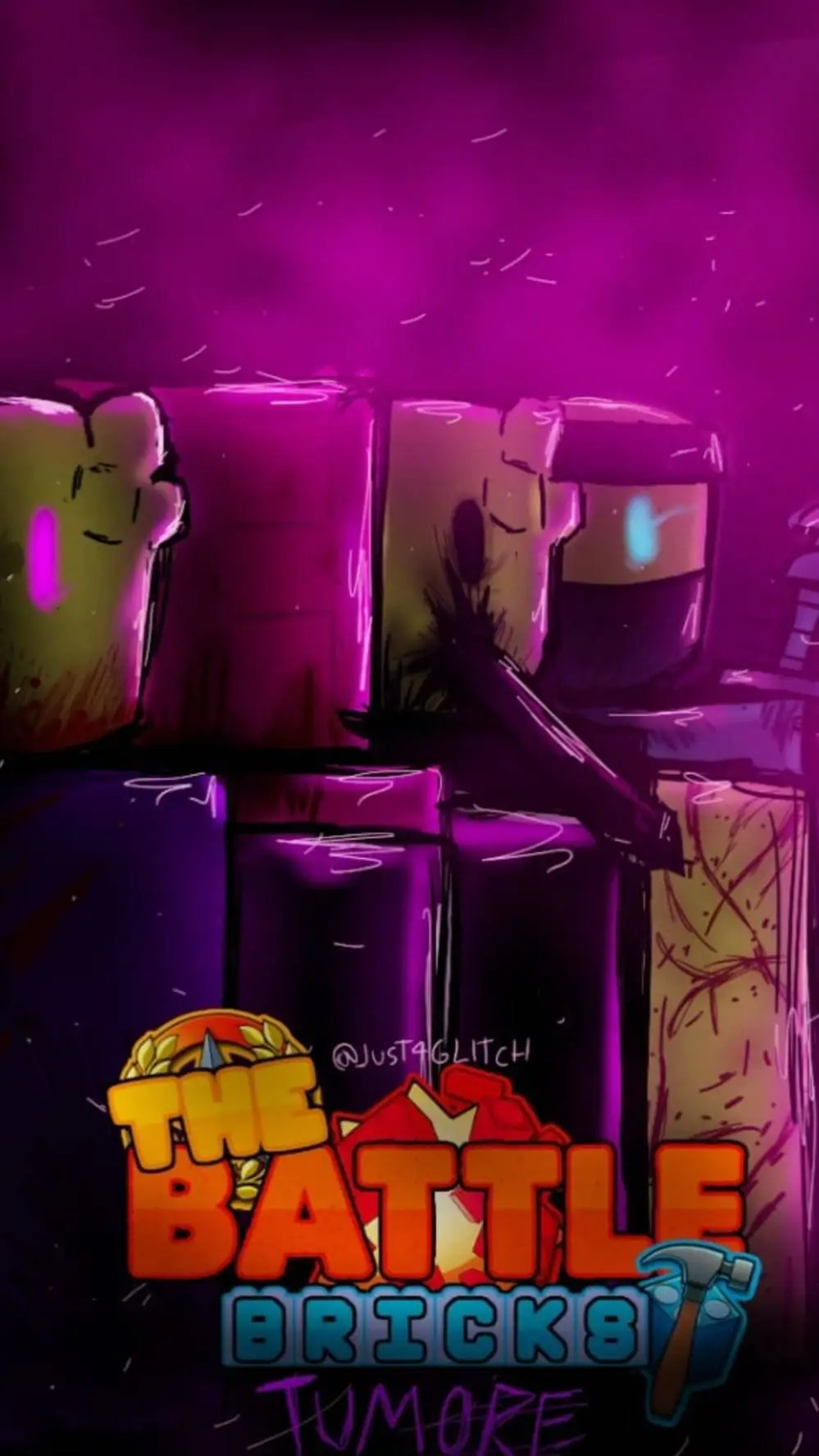 ai character: The Battle Bricks background
