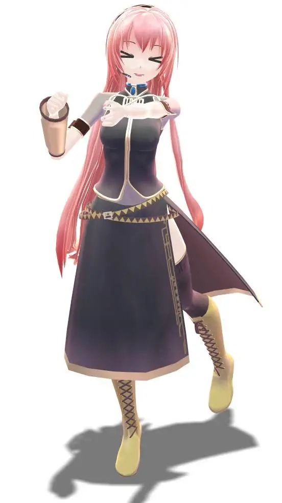 ai character: megurine luka background