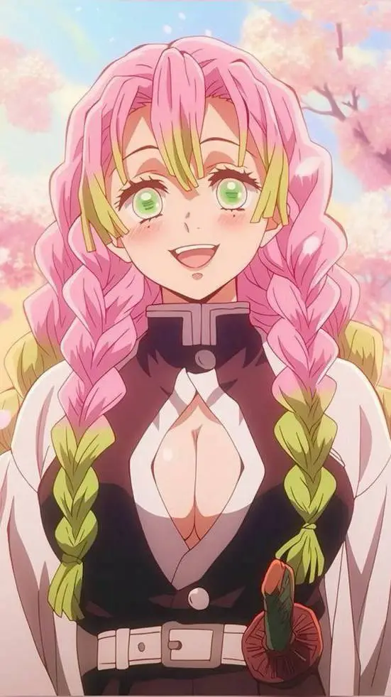 ai character: Mitsuri Kanroji background