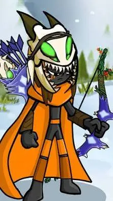 ai character: stick man  background