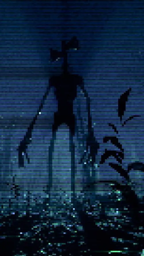 ai character: Siren head background