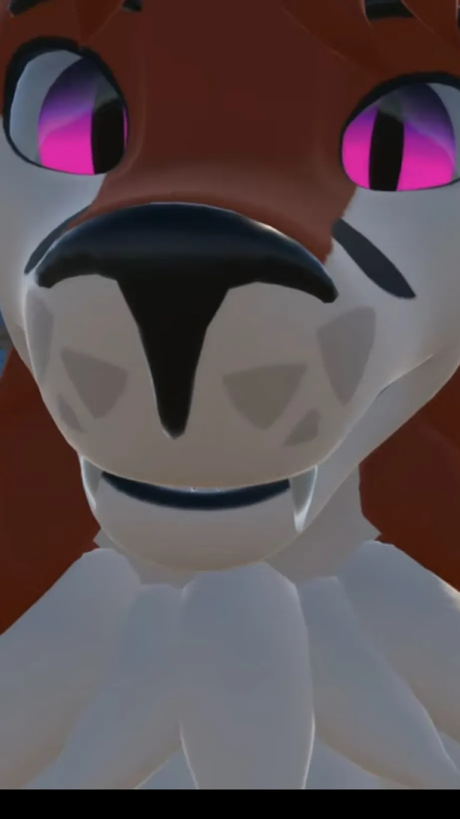ai character: Milky furry background